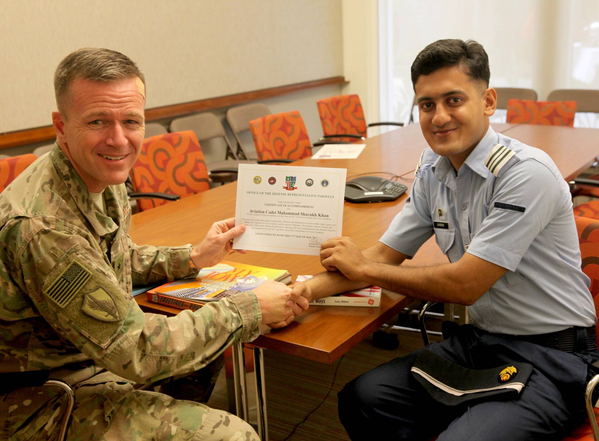pakistani cadet shahrukh