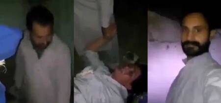 Men Tie Woman Torture video poses