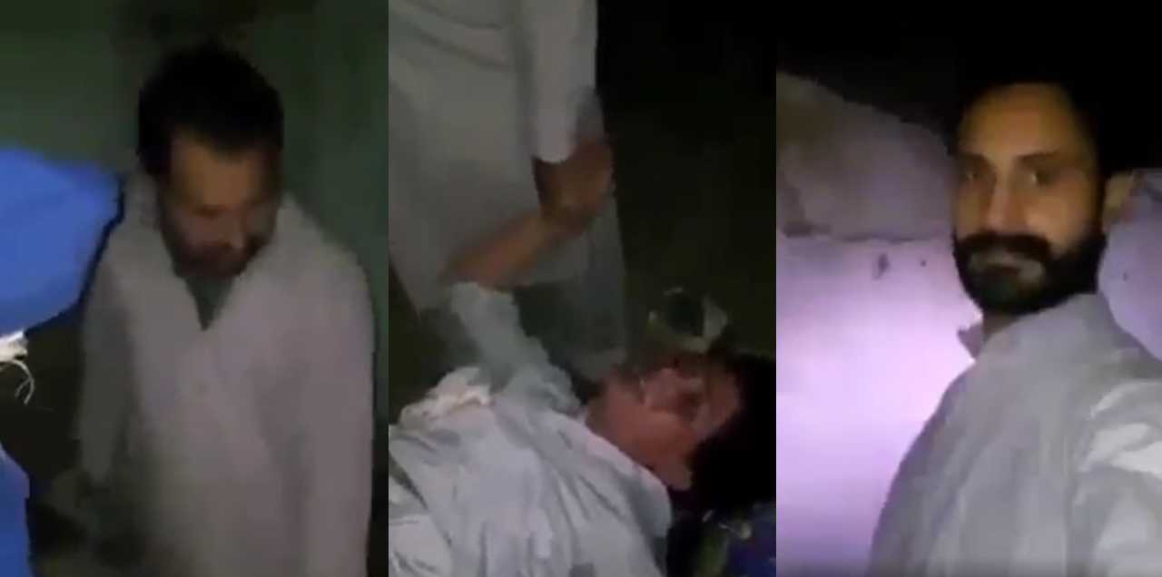 Men Tie Woman Torture video poses