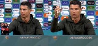 Drink water Coca-Cola Ronaldo