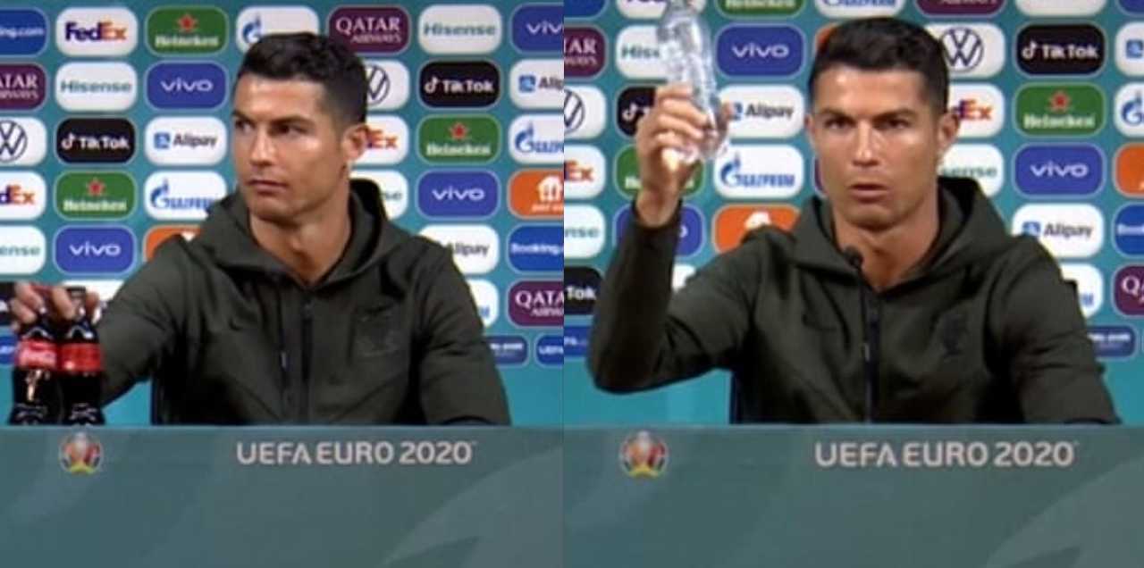 Drink water Coca-Cola Ronaldo