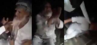 Indian Fanatics Beat old muslim man