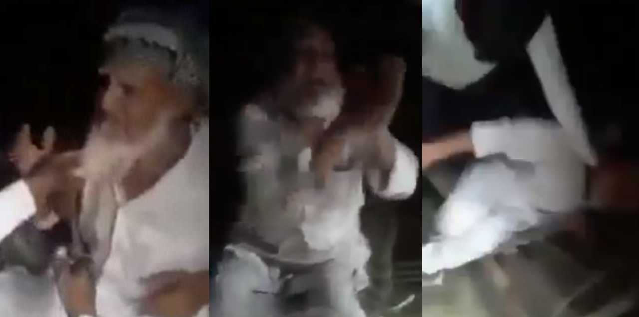 Indian Fanatics Beat old muslim man