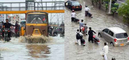 heavy rains wave karachi