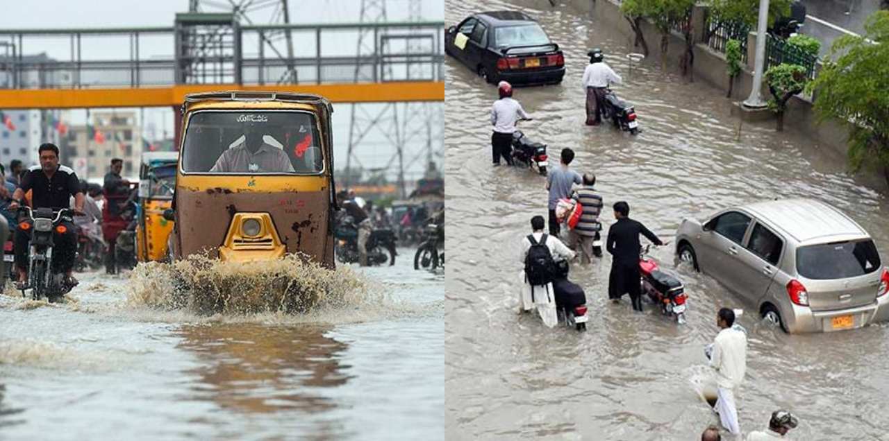 heavy rains wave karachi