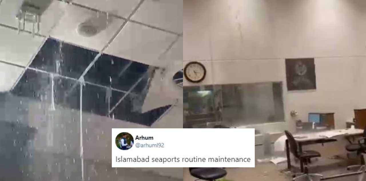islamabad airport rain