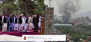 Eid prayers Rocket Attack