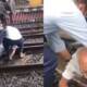 man survives under train