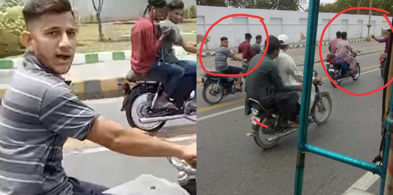 men stalk harass girl karachi