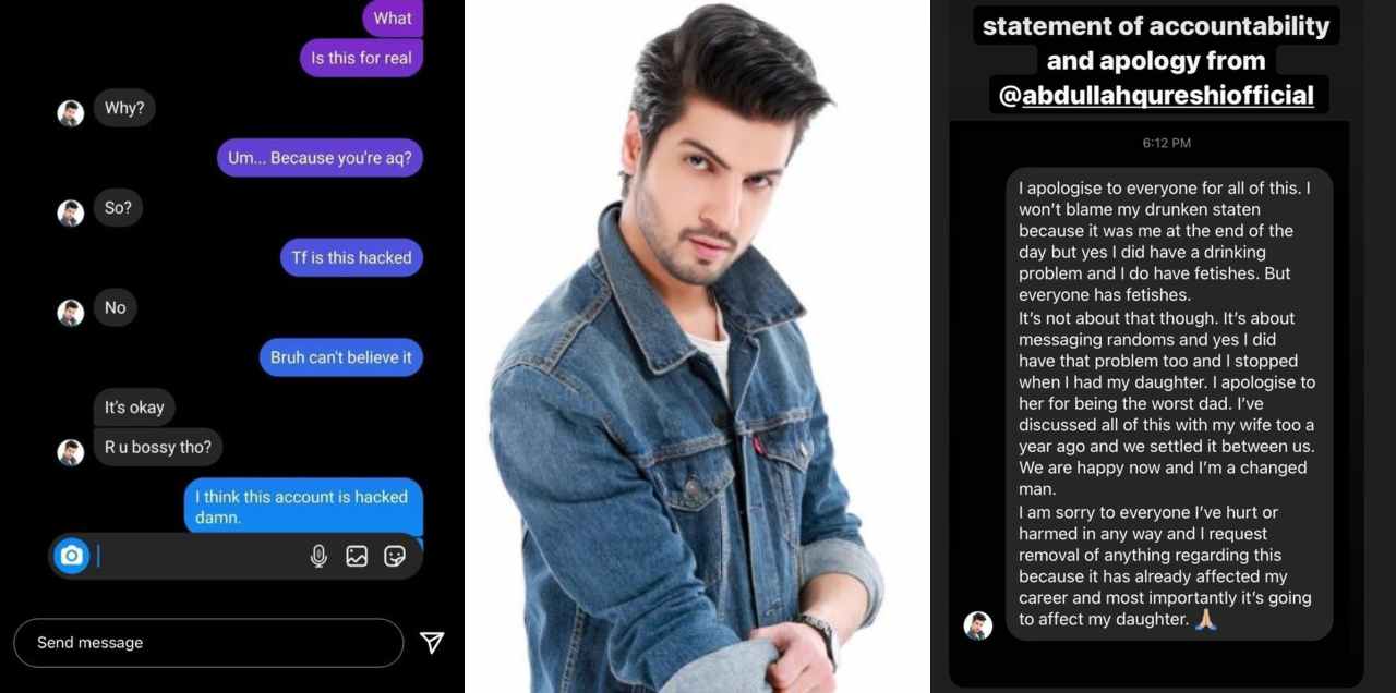 Abdullah Qureshi Harassment apologizes