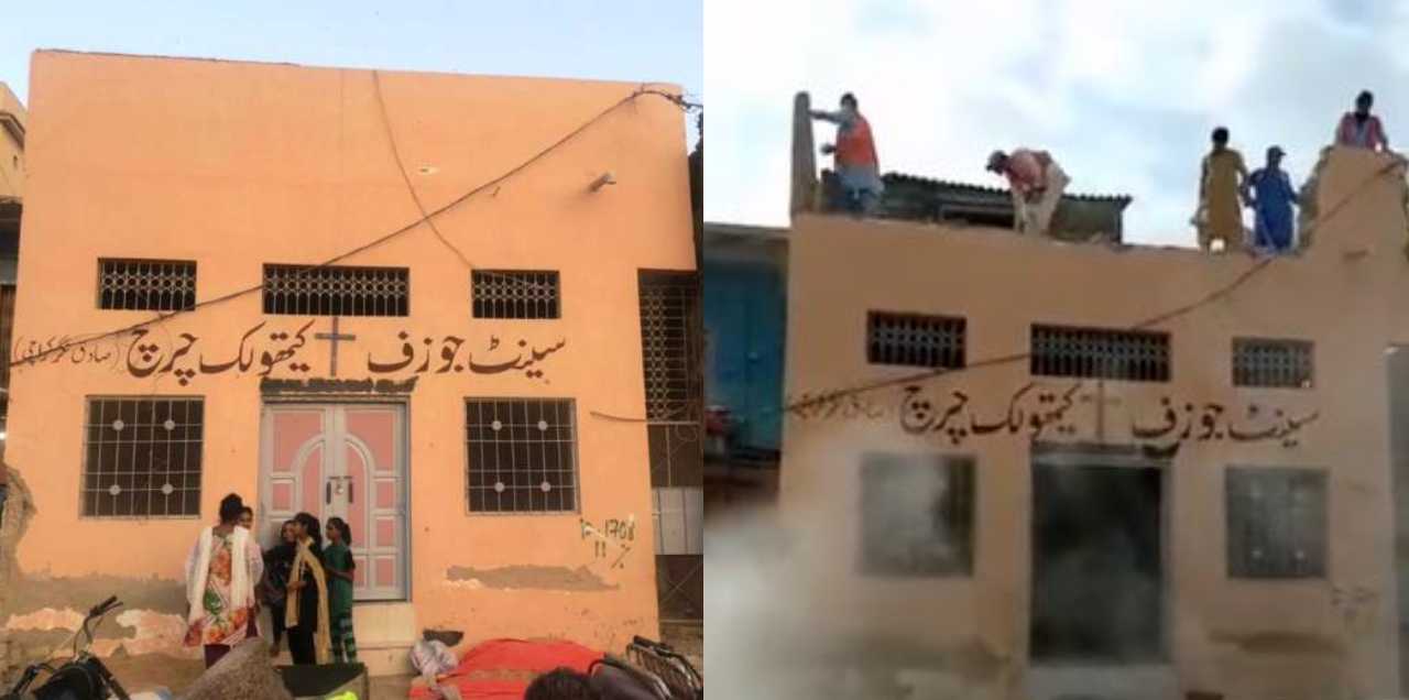 church demolition karachi