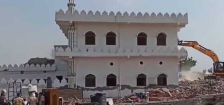 Ancient mosque haryana demolishes