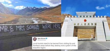 shoaib vandalized khunjerab pass