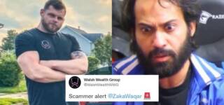 waqar zaka stealing cryptocurrency content