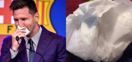 messi farewell tissue sale