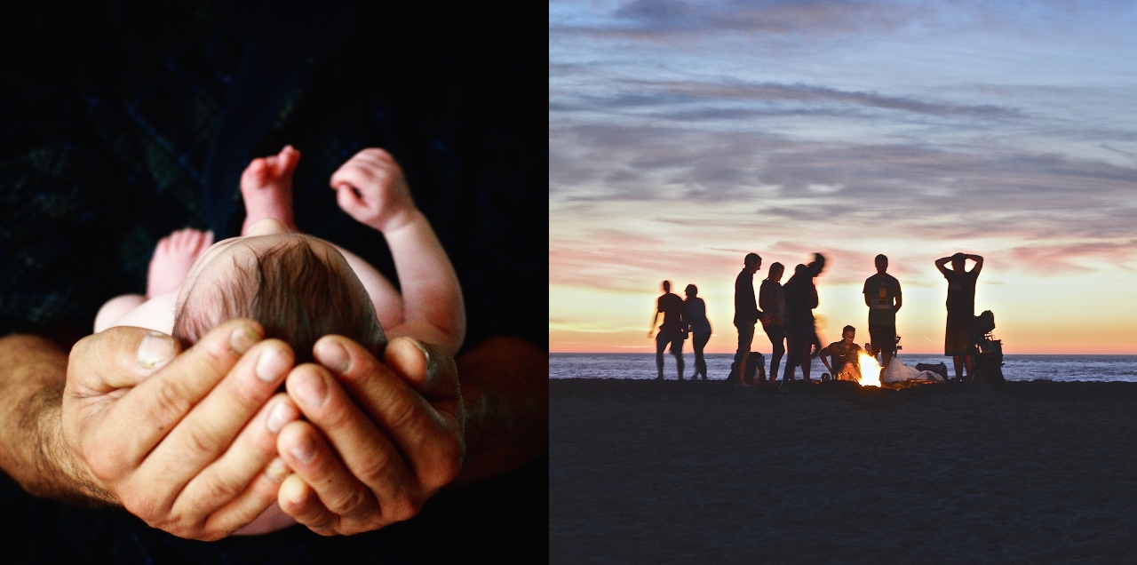 father sells newborn party friends