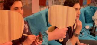 shehroz makeup bts video
