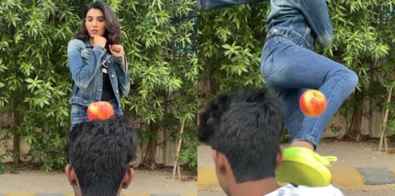 amna ilyas kicking boy
