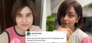 alizeh shah nasir khan jan hairstyle