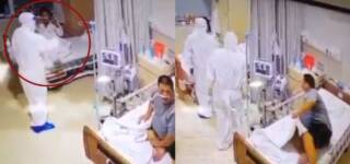 patient mistakes doctor ghost