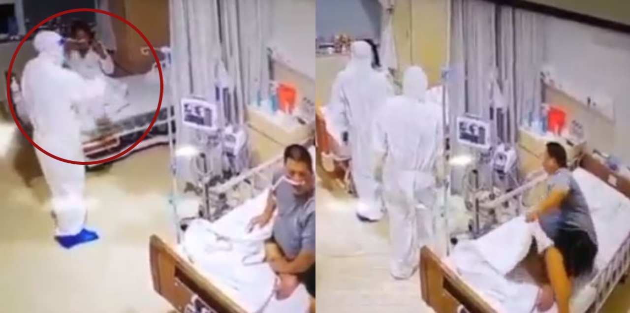 patient mistakes doctor ghost