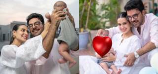 yasir hussain avoids showing son