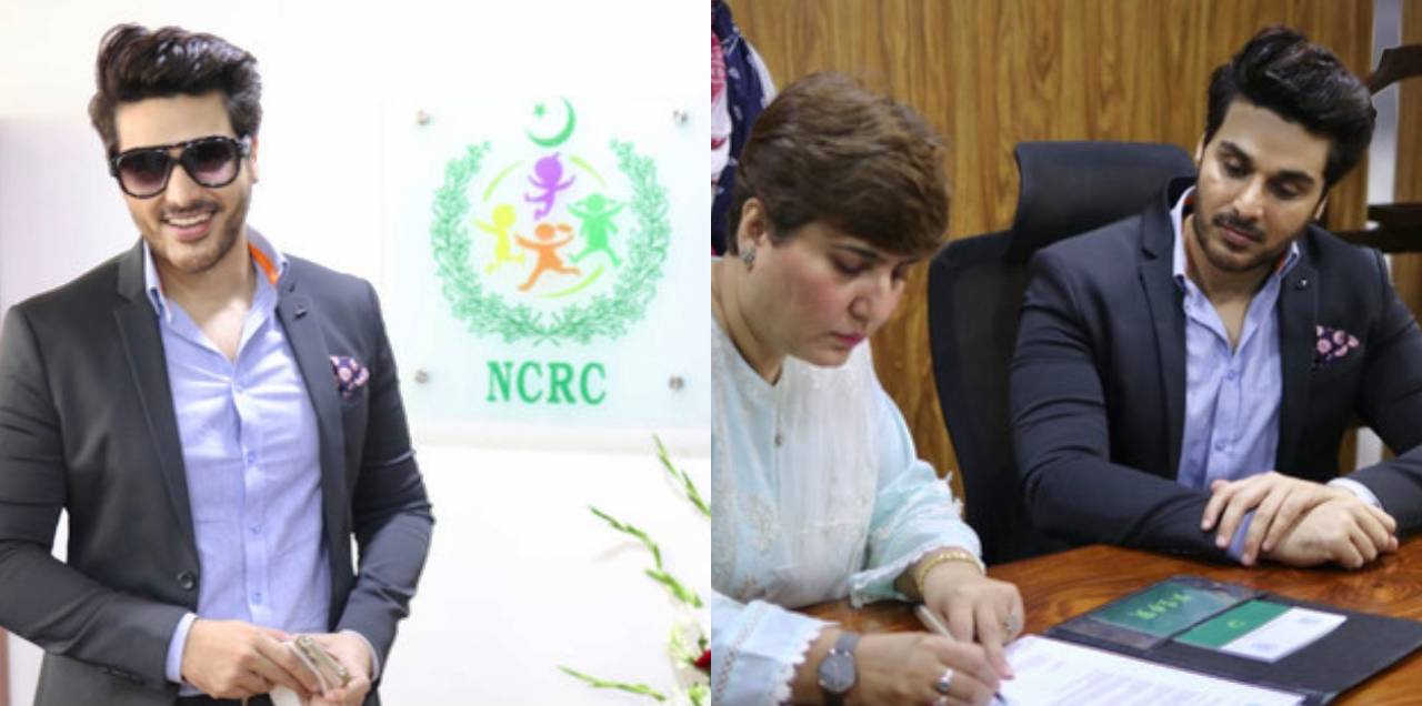 ahsan khan ncrc goodwilll ambassador
