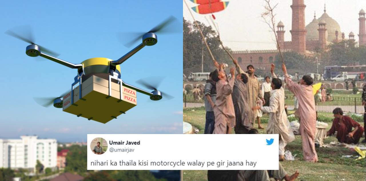 food delivery drone islamabad