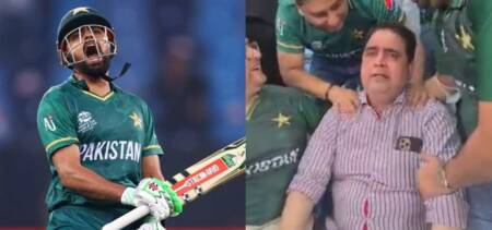 babar azam father tears pakistan india t20