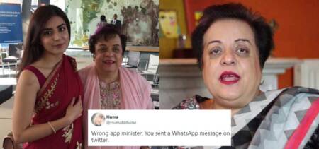 shireen mazari scolds daughter twitter