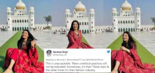 bareheaded model hurts sikh kartarpur