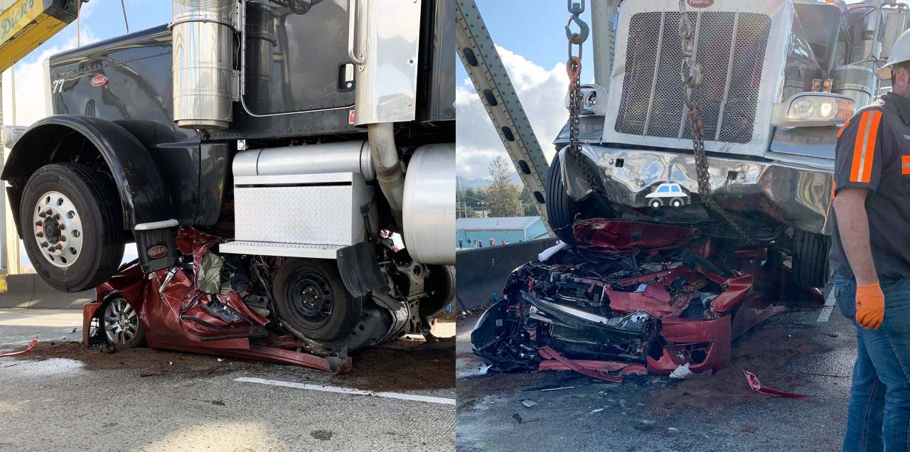 washington semi truck accident