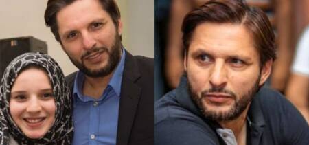 shahid afridi daughters social media