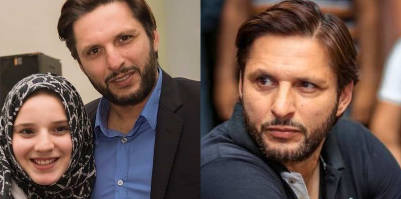 shahid afridi daughters social media