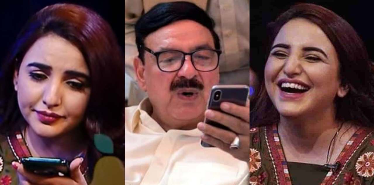 sheikh rasheed snaps hareem shah