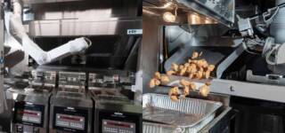 robot fast Food Fry