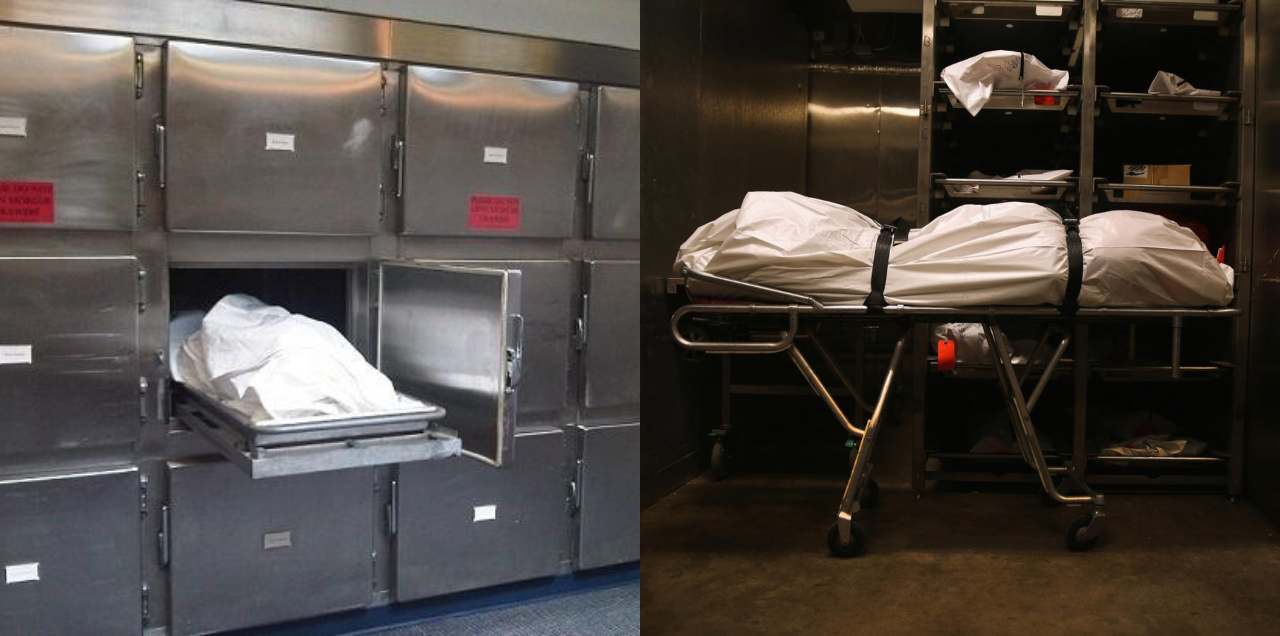 man found alive morgue