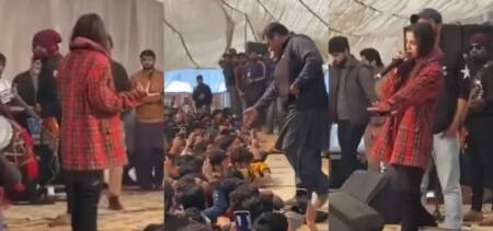 aima baig concert misbehaves