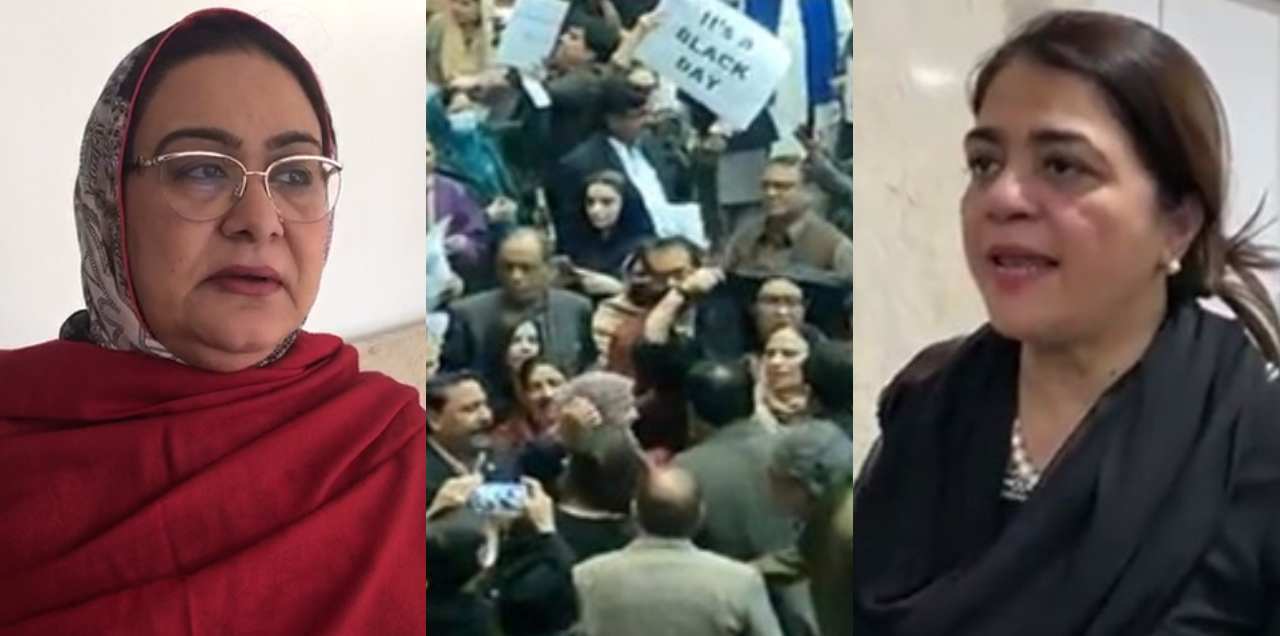 shagufta jumani slaps ghazala saifi