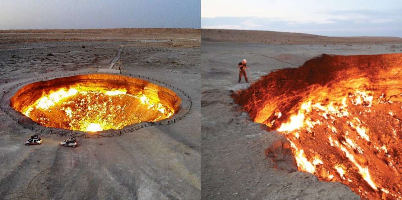 Gateway To Hell: Why Does Turkmenistan Want To Extinguish The Vast Gas  Crater Fire?, image size:1280x636