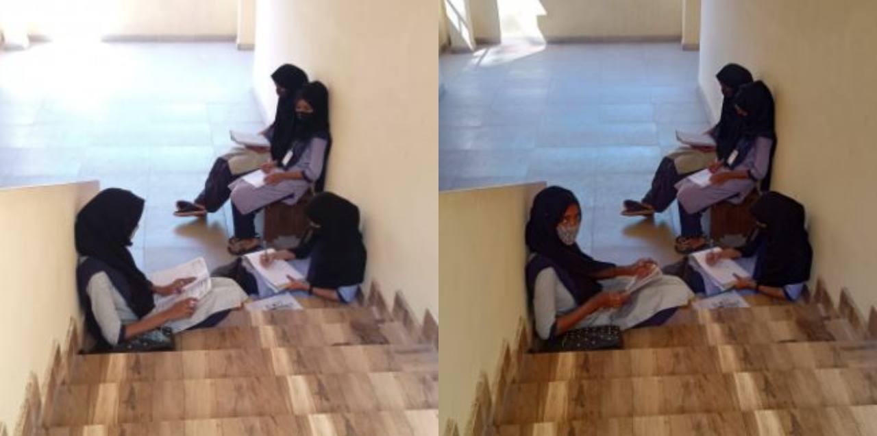 students hijab india classes