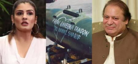 Raveena Tandon Bombs Nawaz Sharif