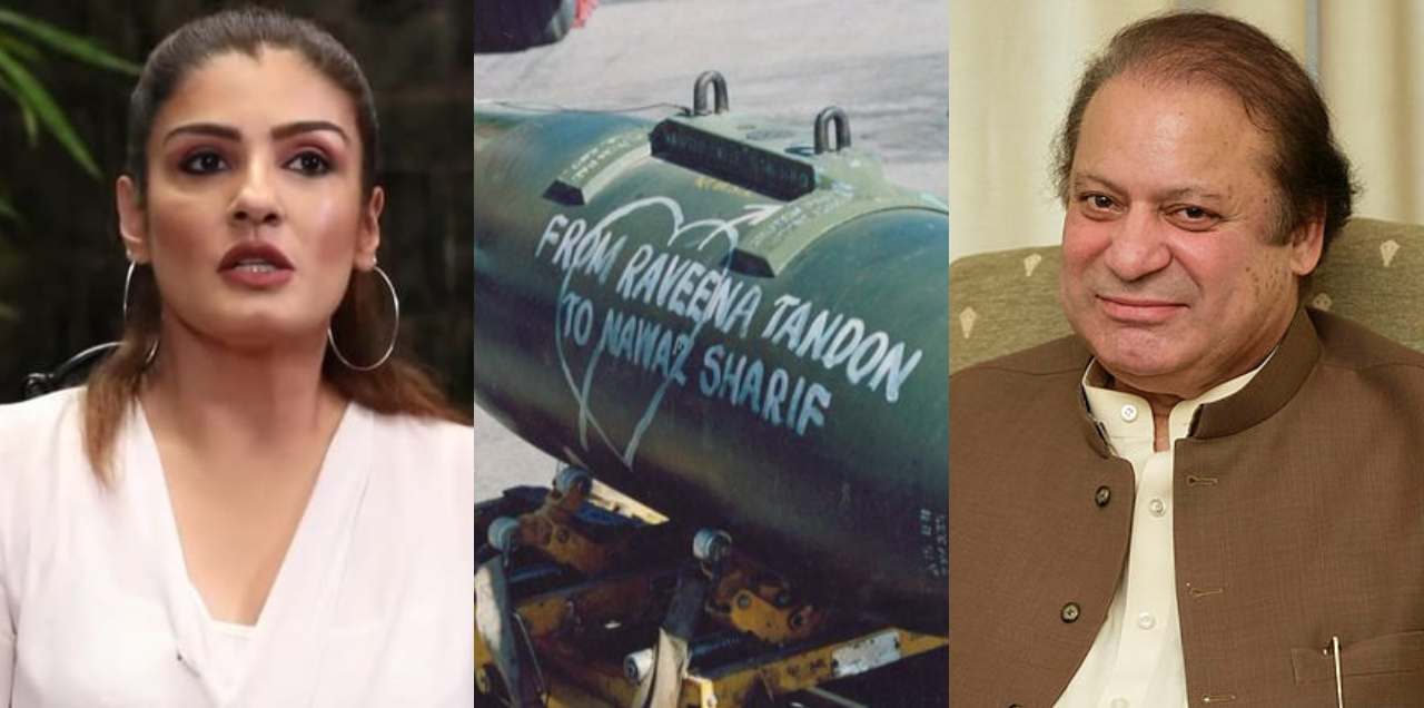 Raveena Tandon Bombs Nawaz Sharif