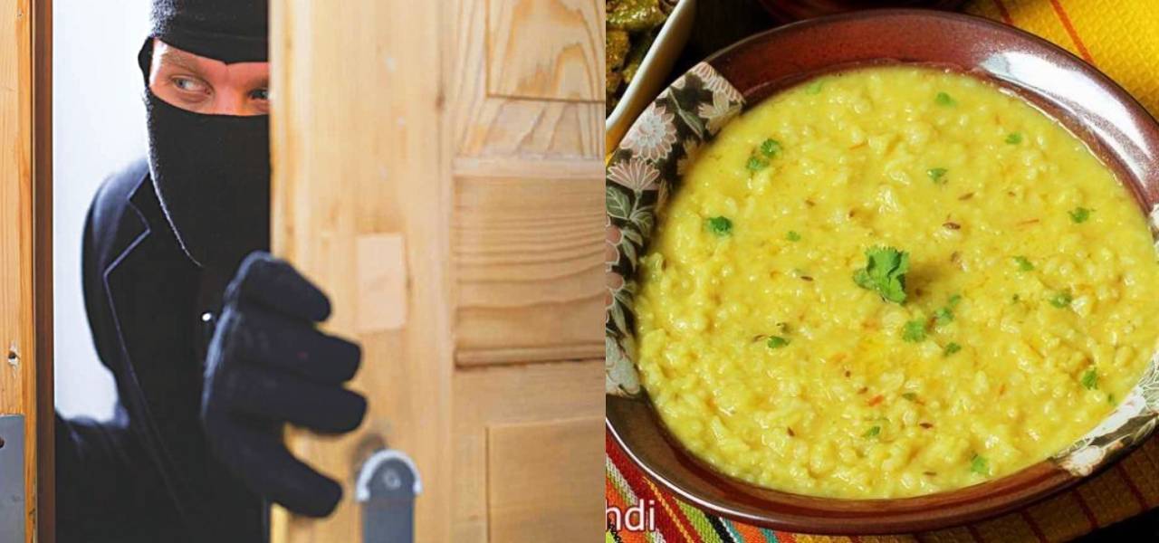 robber cooks khichdi burglary
