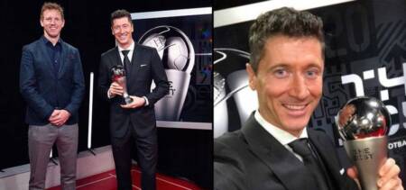 Robert Lewandowski wins player year