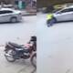 Driver Runs Over traffic cop
