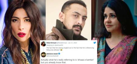meesha defends faris nida