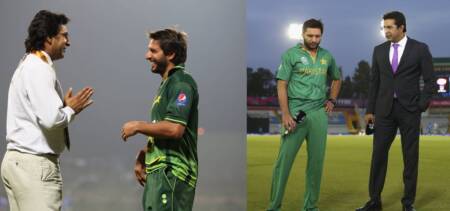 Wasim Akram first meet shahid afridi