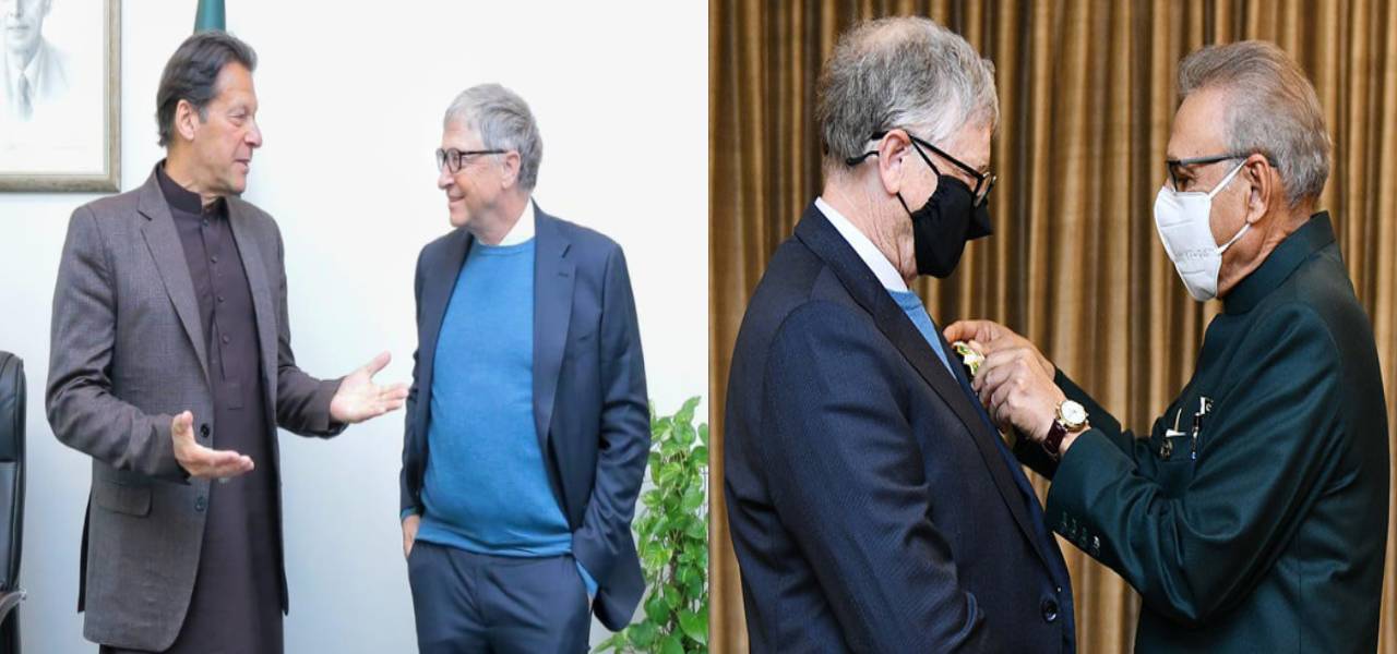 FirstTime Ever Bill Gates Arrives In Pakistan & Receives Hilale