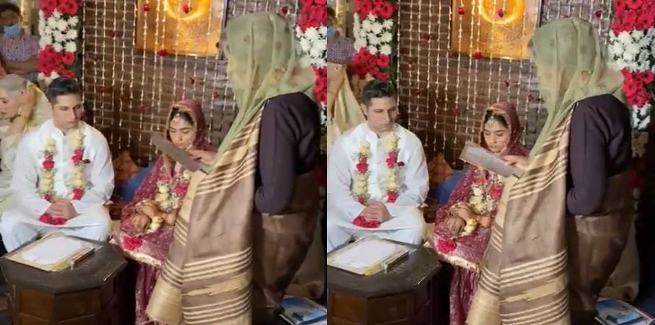 Female Qazi Performs Nikah Rituals Of A Couple